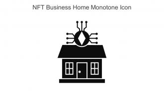NFT Business Home Monotone Icon In Powerpoint Pptx Png And Editable Eps Format