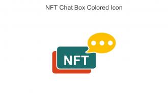 NFT Chat Box Colored Icon In Powerpoint Pptx Png And Editable Eps Format