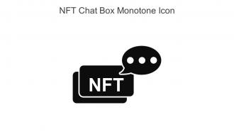 NFT Chat Box Monotone Icon In Powerpoint Pptx Png And Editable Eps Format
