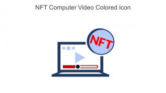 NFT Computer Video Colored Icon In Powerpoint Pptx Png And Editable Eps Format