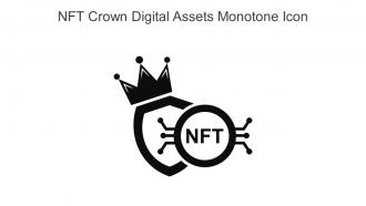 NFT Crown Digital Assets Monotone Icon In Powerpoint Pptx Png And Editable Eps Format