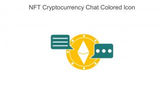 NFT Cryptocurrency Chat Colored Icon In Powerpoint Pptx Png And Editable Eps Format