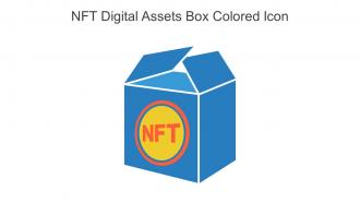 NFT Digital Assets Box Colored Icon In Powerpoint Pptx Png And Editable Eps Format