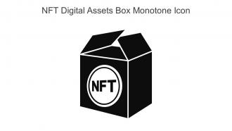 NFT Digital Assets Box Monotone Icon In Powerpoint Pptx Png And Editable Eps Format