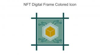 NFT Digital Frame Colored Icon In Powerpoint Pptx Png And Editable Eps Format