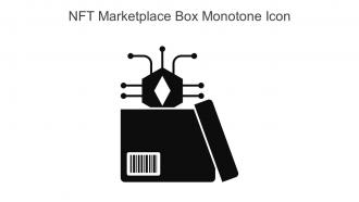 NFT Marketplace Box Monotone Icon In Powerpoint Pptx Png And Editable Eps Format