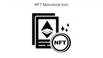 NFT Monotone Icon In Powerpoint Pptx Png And Editable Eps Format