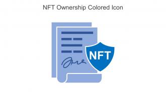 NFT Ownership Colored Icon In Powerpoint Pptx Png And Editable Eps Format