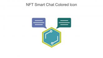 NFT Smart Chat Colored Icon In Powerpoint Pptx Png And Editable Eps Format