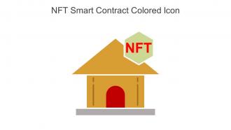 NFT Smart Contract Colored Icon In Powerpoint Pptx Png And Editable Eps Format