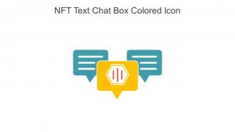 NFT Text Chat Box Colored Icon In Powerpoint Pptx Png And Editable Eps Format