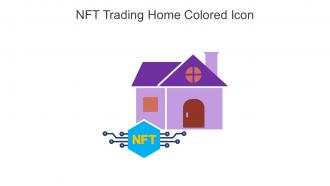 NFT Trading Home Colored Icon In Powerpoint Pptx Png And Editable Eps Format