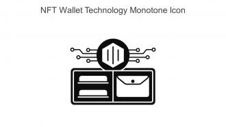 NFT Wallet Technology Monotone Icon In Powerpoint Pptx Png And Editable Eps Format