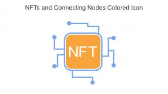 Nfts And Connecting Nodes Colored Icon In Powerpoint Pptx Png And Editable Eps Format