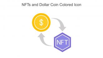 Nfts And Dollar Coin Colored Icon In Powerpoint Pptx Png And Editable Eps Format