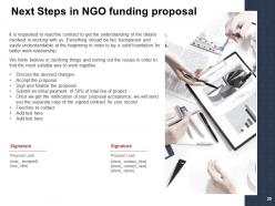 NGO Funding Proposal Powerpoint Presentation Slides