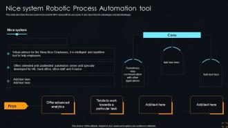 Nice System Robotic Process Automation Tool Streamlining Operations With Artificial Intelligence