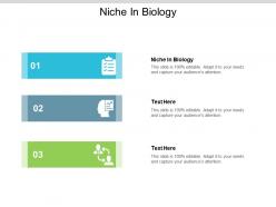 Niche in biology ppt powerpoint presentation model images cpb