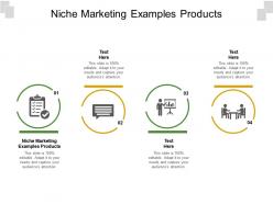 Niche marketing examples products ppt powerpoint presentation inspiration slide cpb