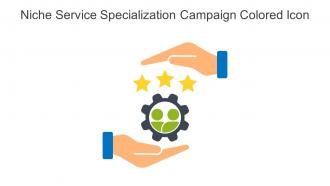 Niche Service Specialization Campaign Colored Icon In Powerpoint Pptx Png And Editable Eps Format