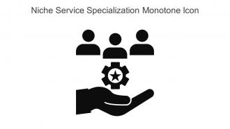 Niche Service Specialization Monotone Icon In Powerpoint Pptx Png And Editable Eps Format
