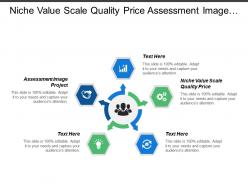 Niche value scale quality price assessment image project