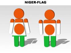Niger country powerpoint flags