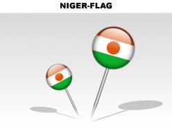 Niger country powerpoint flags