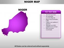Niger country powerpoint maps
