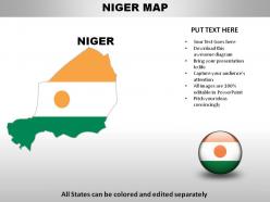 Niger country powerpoint maps