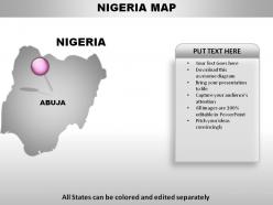 Nigeria country powerpoint maps