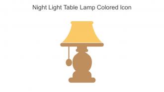 Night Light Table Lamp Colored Icon In Powerpoint Pptx Png And Editable Eps Format