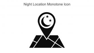 Night Location Monotone Icon In Powerpoint Pptx Png And Editable Eps Format