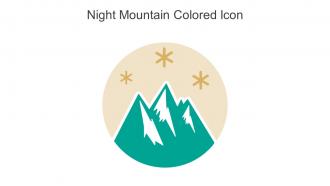 Night Mountain Colored Icon In Powerpoint Pptx Png And Editable Eps Format