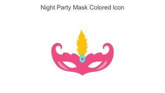 Night Party Mask Colored Icon In Powerpoint Pptx Png And Editable Eps Format