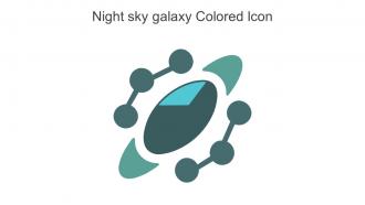 Night Sky Galaxy Colored Icon In Powerpoint Pptx Png And Editable Eps Format