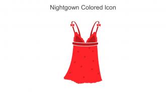 Nightgown Colored Icon In Powerpoint Pptx Png And Editable Eps Format