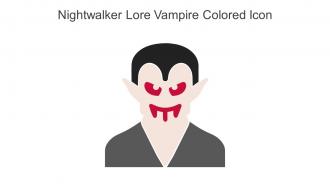 Nightwalker Lore Vampire Colored Icon In Powerpoint Pptx Png And Editable Eps Format