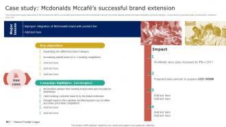 Nike Brand Extension Case Study Mcdonalds Mccafes Successful Brand Extension
