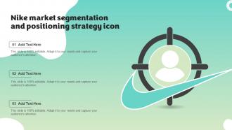 Nike Market Segmentation And Positioning Strategy Icon