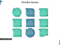Nine box supplier comparison graphics cost surveys online