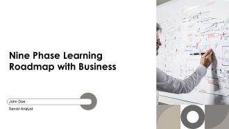 Nine Phase Learning Roadmap With Business PPT Designs AT