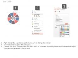 Nine staged circle of enterprise application powerpoint slides