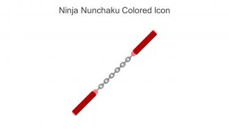 Ninja Nunchaku Colored Icon In Powerpoint Pptx Png And Editable Eps Format