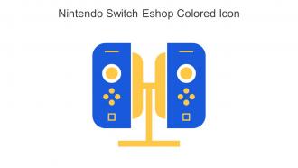 Nintendo Switch Eshop Colored Icon In Powerpoint Pptx Png And Editable Eps Format