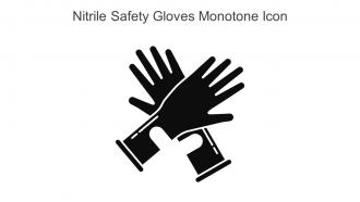 Nitrile Safety Gloves Monotone Icon In Powerpoint Pptx Png And Editable Eps Format