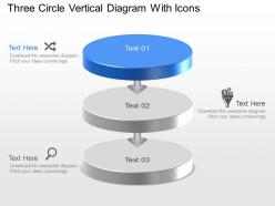 Nj three circle vertical diagram with icons powerpoint template slide