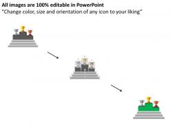 49262716 style variety 3 podium 3 piece powerpoint presentation diagram infographic slide