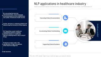 NLP Applications In Healthcare Industry Natural Language Processing Applications IT