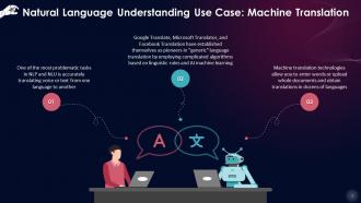 NLU Use Cases Machine Translation Training Ppt